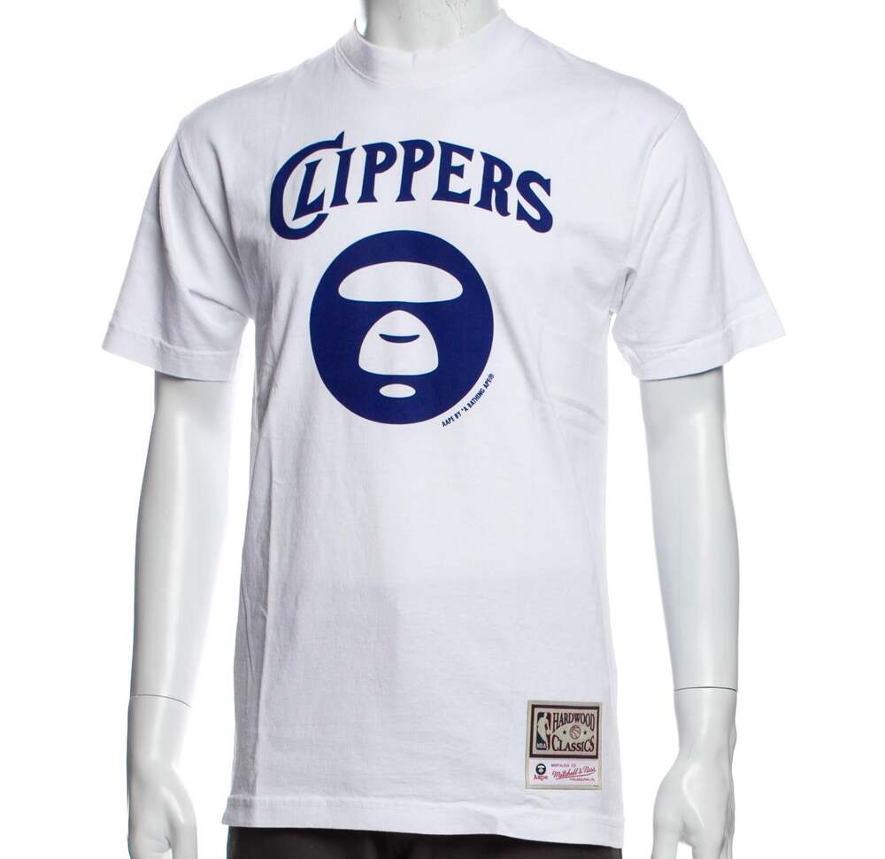 Aape by A Bathing Ape x Mitchell & Ness Los Angeles Clippers Tee